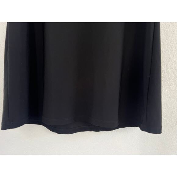 Sun Light Black 3/4 Sleeve Mini Dress Womens Size 1 Artsy Edgy Whimsi Goth - Picture 16 of 16